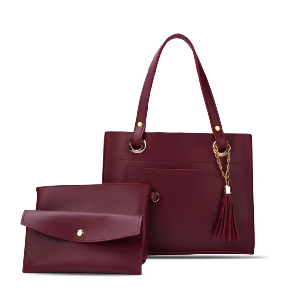 Burgundey Sydney Set of 3 Bags